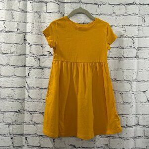 Old Navy Kids Casual Dress in Mustard Yellow